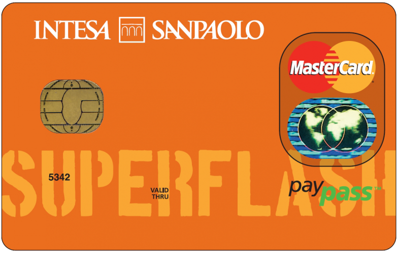 La carta Superflash del Banco di Napoli